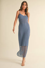 Load image into Gallery viewer, Blue Granite Resort Knit Dress
