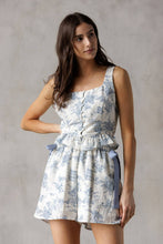 Load image into Gallery viewer, French Toile Ivory Blue Set
