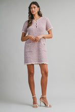 Load image into Gallery viewer, Pretty Little Jewel Tweed Knit Dress
