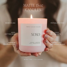 Load image into Gallery viewer, XOXO 15 oz Matte Soy Candle
