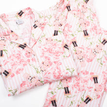 Load image into Gallery viewer, Nutcracker Rose Flannel PJ Set
