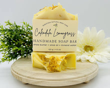 Load image into Gallery viewer, Calendula Lemongrass Handmade Soap Bar
