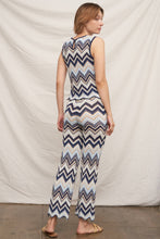 Load image into Gallery viewer, The Mykonos Waves Chevron Pattern Knit Pants
