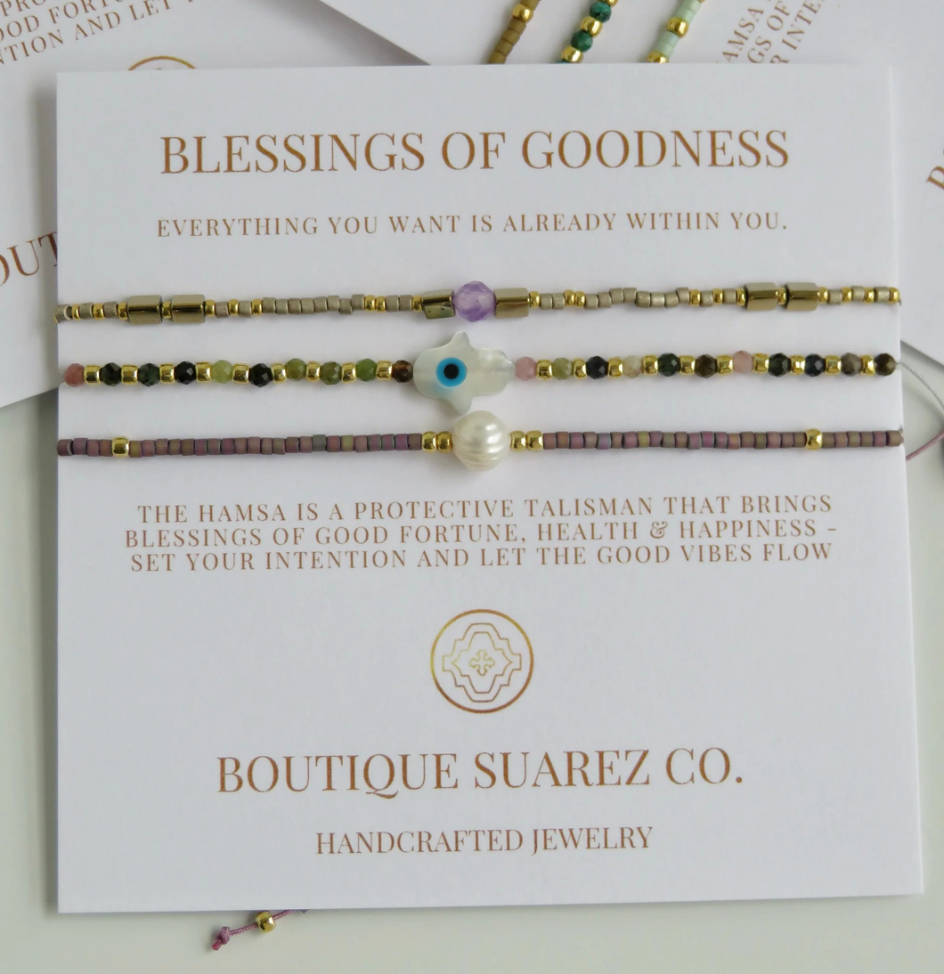 Boho Chic Symbolic Bracelet Stack
