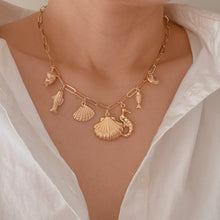Load image into Gallery viewer, Coastal Seaside Charm Necklace

