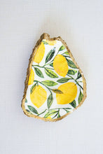 Load image into Gallery viewer, Lemonade Decoupage Oyster Jewelry Dish
