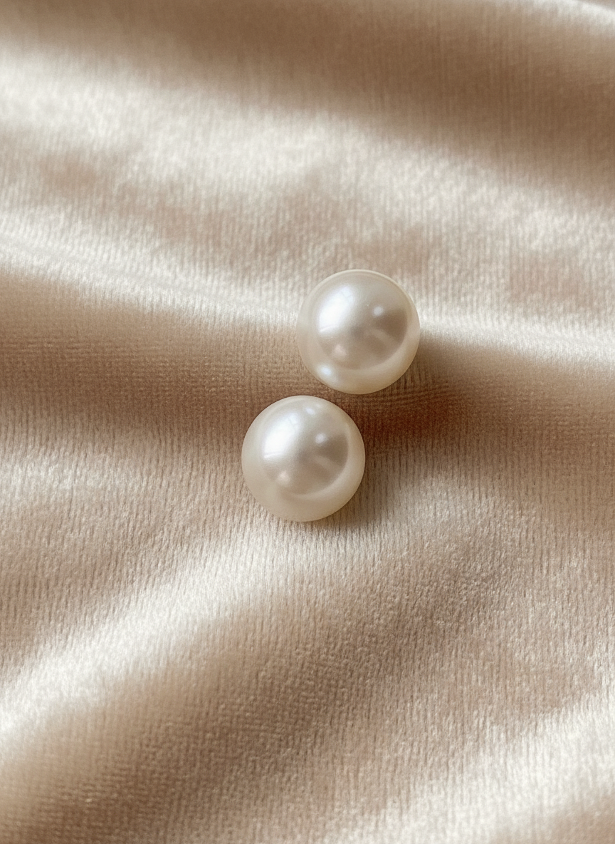 Amrae Classic Pearl Stud Earrings