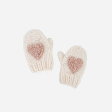 Load image into Gallery viewer, Blush Heart Mittens
