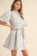 Load image into Gallery viewer, Pretty Little Ruffled Tiered Floral Mini Dress

