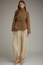 Load image into Gallery viewer, The Maison Dot Cinched-Waist Jacket
