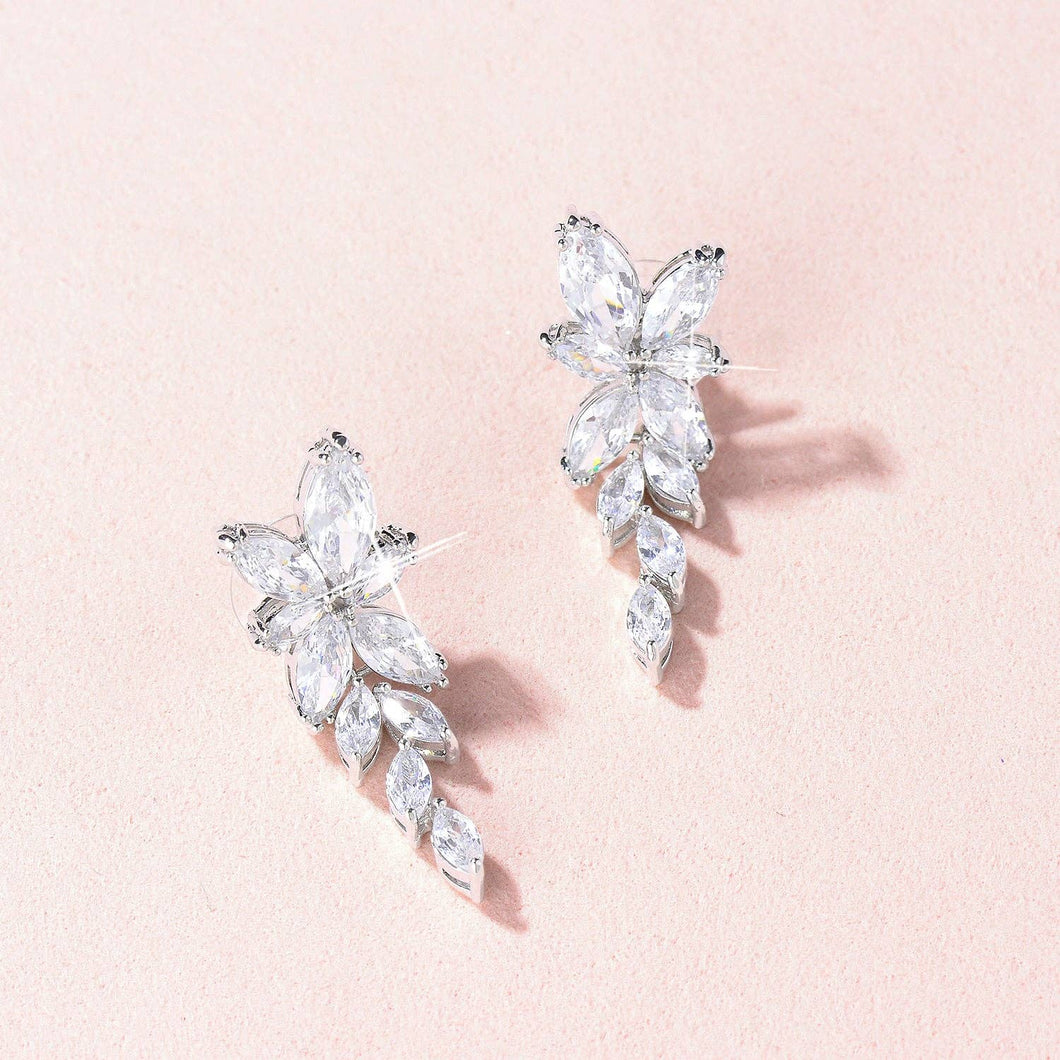 Hunter CZ Drop Earrings