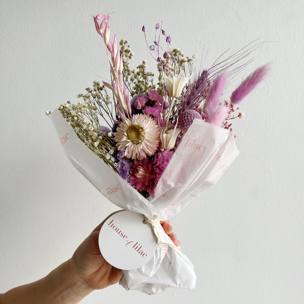 Whimsical Dried Flower Small Bouquet