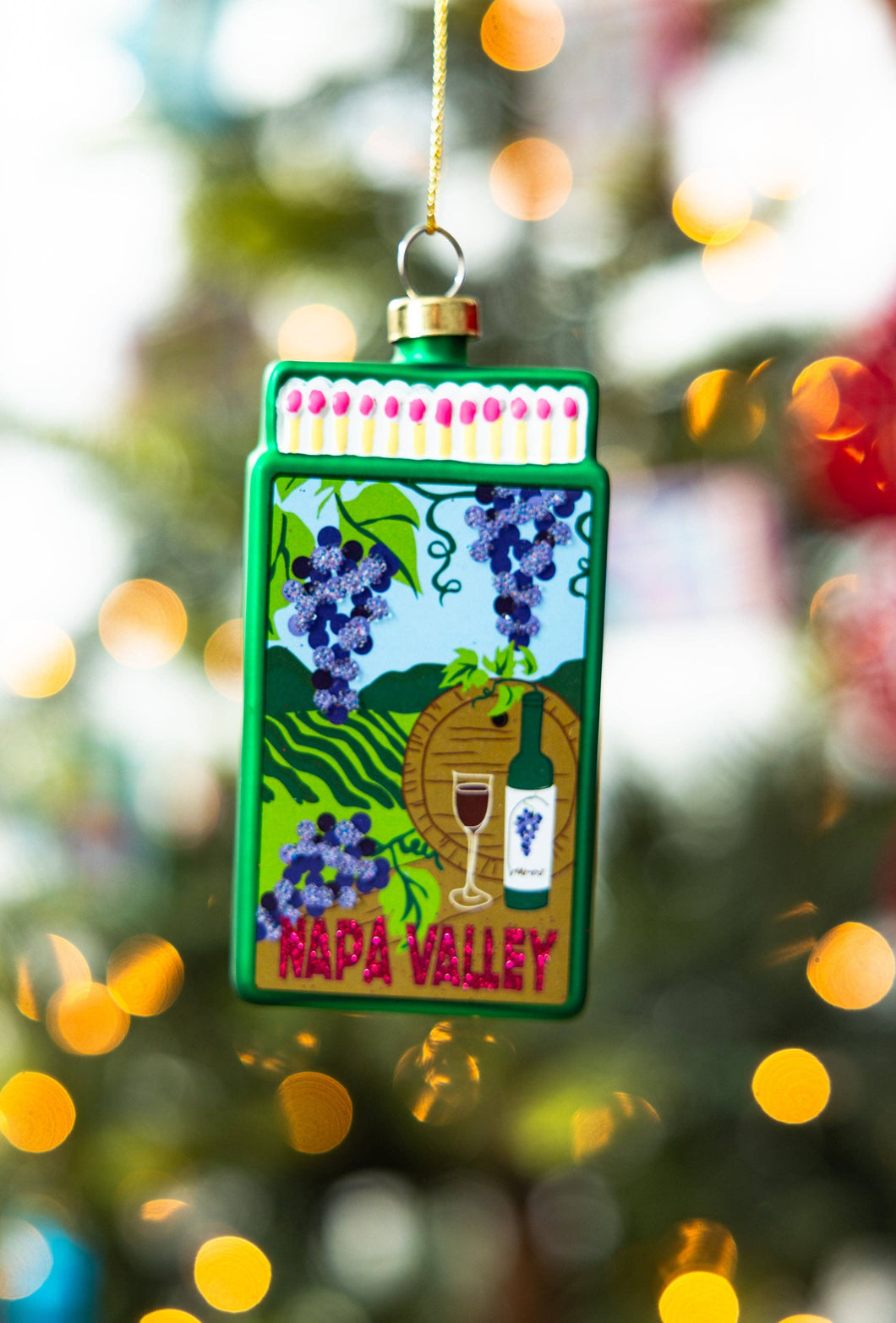 Napa Valley Matchbook Ornament