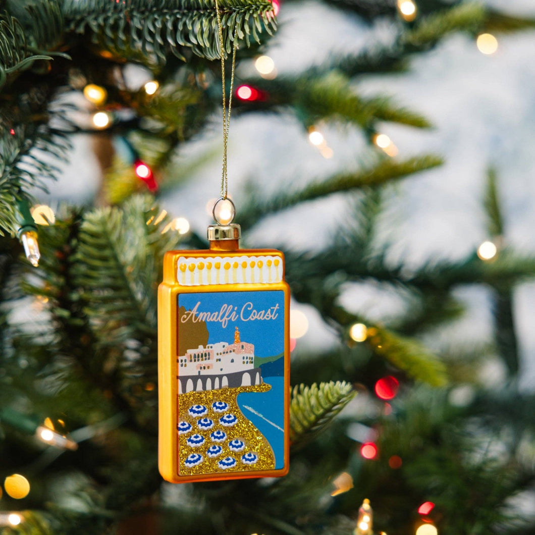 Amalfi Coast Matchbook Ornament