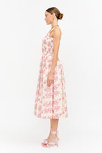 Load image into Gallery viewer, Janice Pink Floral Midi Dress
