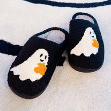 Load image into Gallery viewer, Spooky Ghost Cozy Slippers
