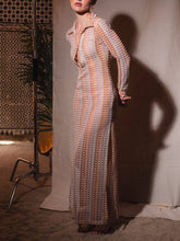 Load image into Gallery viewer, The Nikki Beach Long Sleeve Coverup Dress
