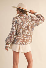Load image into Gallery viewer, Patchwork Lace Trim Blouse Top
