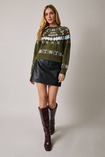 Load image into Gallery viewer, “Apres Martini” Round Neck Raglan Sweater
