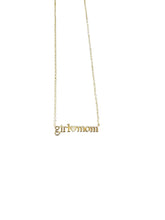 Load image into Gallery viewer, Girl Mom CZ Gold Necklace
