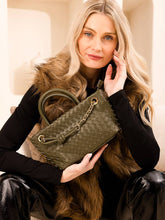 Load image into Gallery viewer, Fallon Woven Satchel Bag

