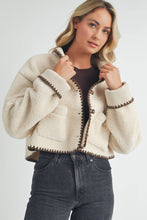 Load image into Gallery viewer, Cozy Cropped Sherpa Jacket
