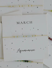 Load image into Gallery viewer, Birthstone Beaded Carded Bracelet
