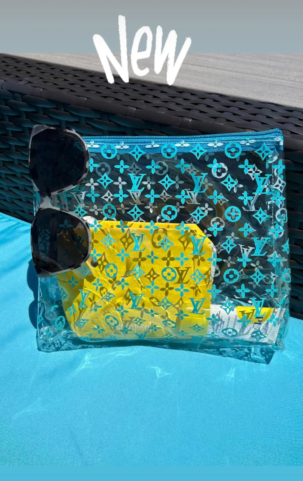 Designer Inspired Jelly Waterproof Pouch