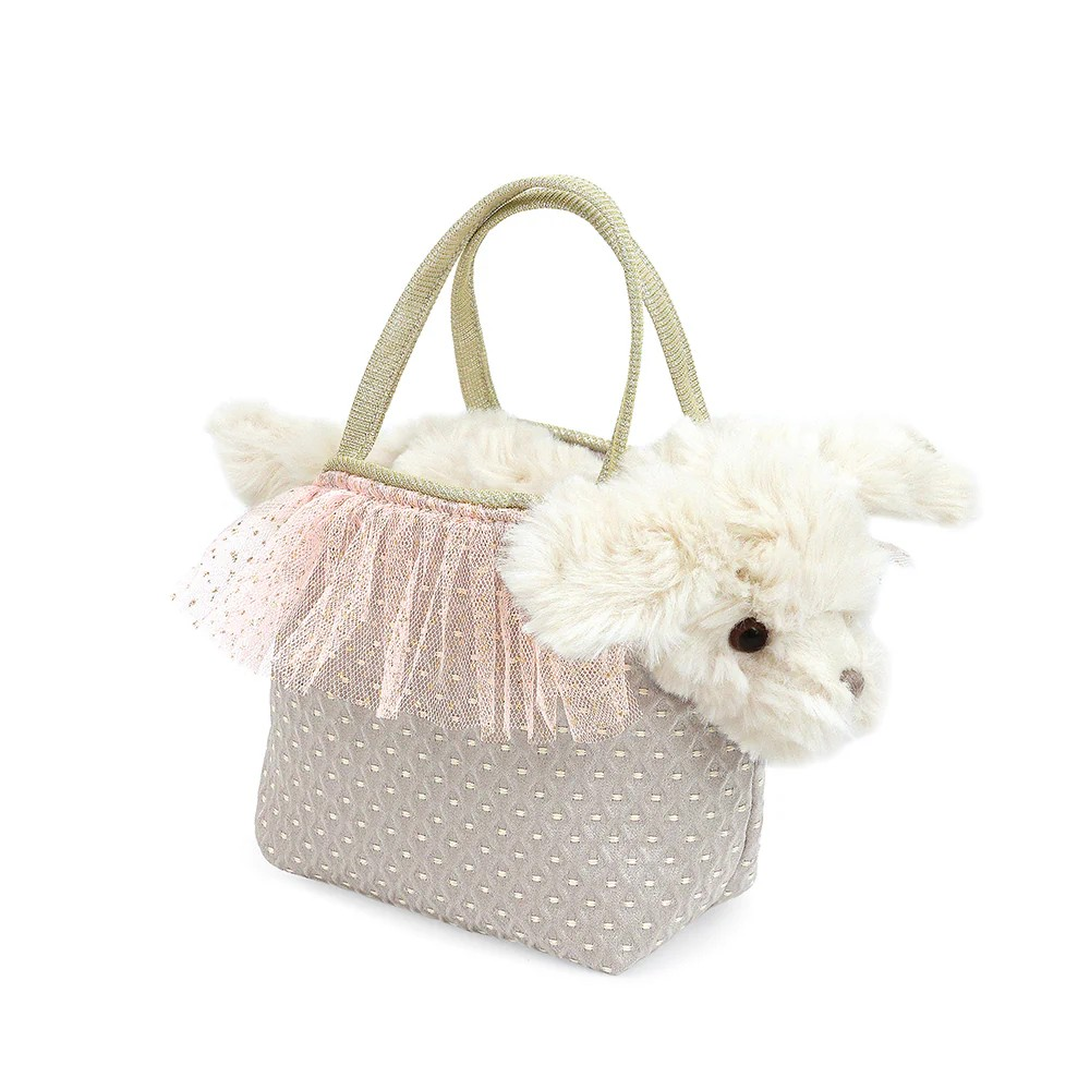 Sugar Maltese Puppy Plush Toy & Purse Set