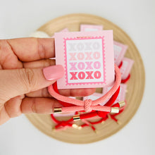 Load image into Gallery viewer, &quot;XOXO&quot; Double Hair Tie Set
