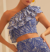 Load image into Gallery viewer, Island Riviera Ruffle Eyelet Two Piece Set
