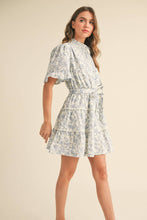 Load image into Gallery viewer, Pretty Little Ruffled Tiered Floral Mini Dress
