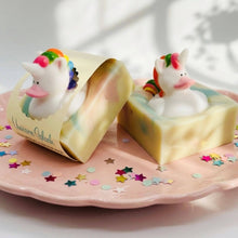 Load image into Gallery viewer, Unicorn Splash Handmade Novelty Soap Bar

