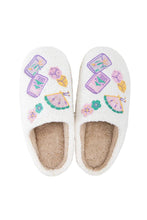 Load image into Gallery viewer, Mahjong Fuzzy Slippers
