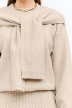 Load image into Gallery viewer, Beau Natural Cozy Knit Sweater Set
