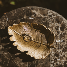 Load image into Gallery viewer, Pretty Little Gold Leaf Trinket Dish
