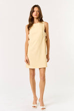 Load image into Gallery viewer, Butter Yellow Flower Shift Mini Dress
