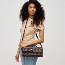 Load image into Gallery viewer, Ada Top Handle Woven East West Clutch Crossbody
