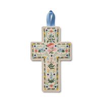 Load image into Gallery viewer, Rosette Embroidered Easter Cross **PREORDER**

