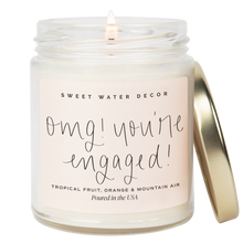 Load image into Gallery viewer, OMG! You're Engaged! Soy Candle
