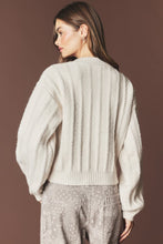 Load image into Gallery viewer, The Château Bow Cable Knit Cardigan
