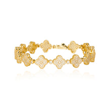 Load image into Gallery viewer, Gracie Clover Tennis Bracelet
