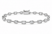 Load image into Gallery viewer, Serena Bezel Tennis Bracelet
