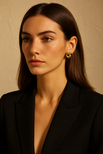 Load image into Gallery viewer, Arden Knot Gold Stud Earrings

