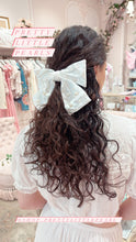 Load image into Gallery viewer, The Pretty Little Pearl Bridal Satin Bow
