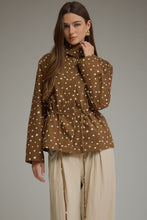 Load image into Gallery viewer, The Maison Dot Cinched-Waist Jacket
