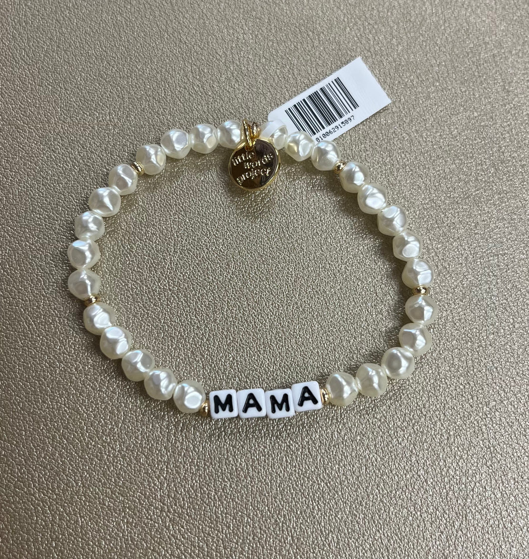 Mama Pearl Beaded Bracelet