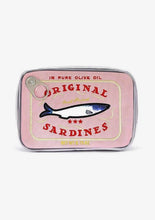 Load image into Gallery viewer, Sardines Tin Can Cosmetic Bag
