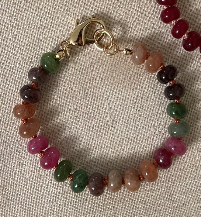 Fall Into Style Color Pop Beaded Bracelet