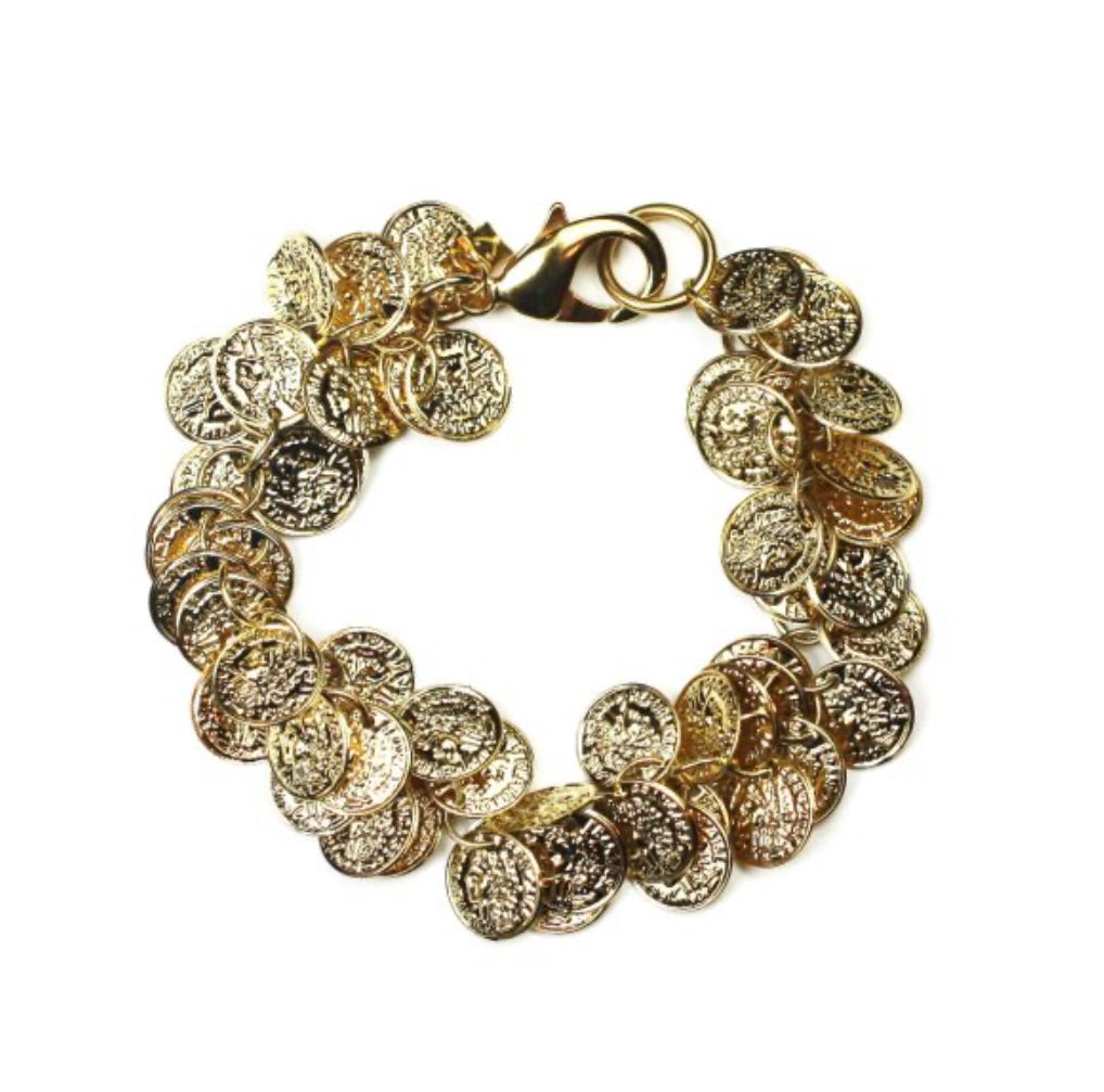 Gypsy Gold Coin Bracelet